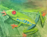 Speckled frog